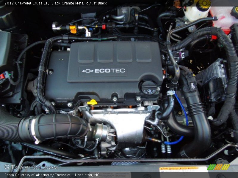 Black Granite Metallic / Jet Black 2012 Chevrolet Cruze LT
