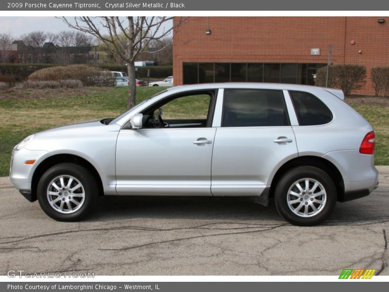 Crystal Silver Metallic / Black 2009 Porsche Cayenne Tiptronic