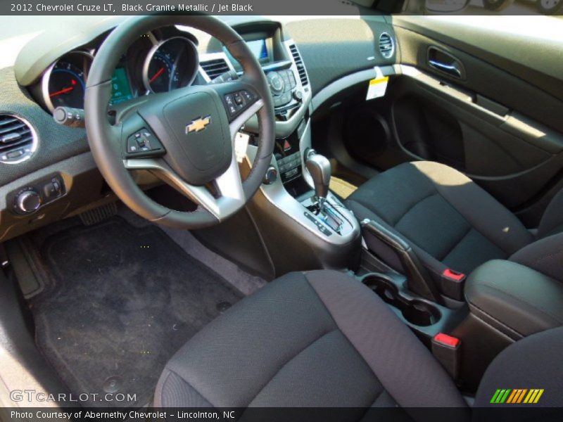 Black Granite Metallic / Jet Black 2012 Chevrolet Cruze LT