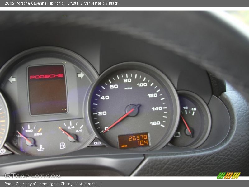 Crystal Silver Metallic / Black 2009 Porsche Cayenne Tiptronic