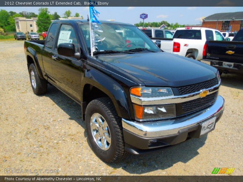 Black / Ebony 2012 Chevrolet Colorado LT Extended Cab