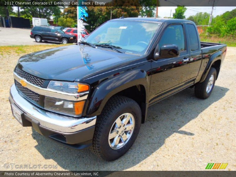 Black / Ebony 2012 Chevrolet Colorado LT Extended Cab