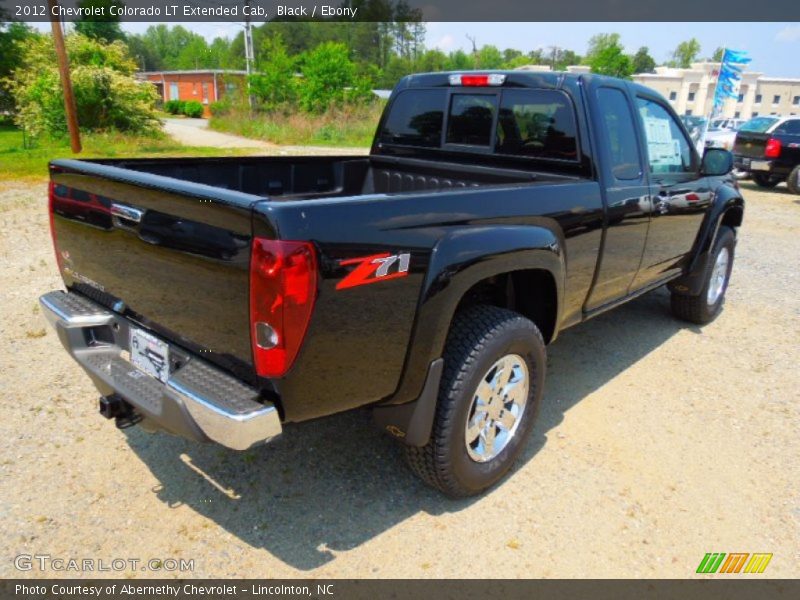 Black / Ebony 2012 Chevrolet Colorado LT Extended Cab
