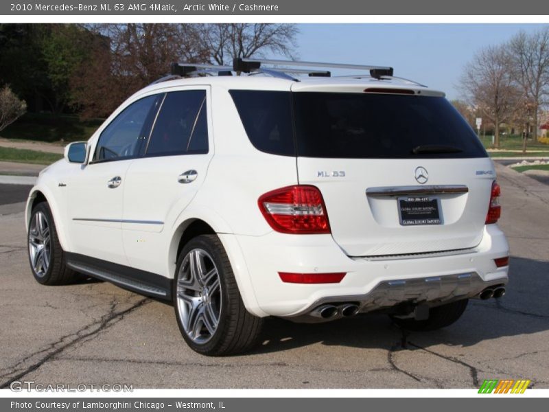 Arctic White / Cashmere 2010 Mercedes-Benz ML 63 AMG 4Matic