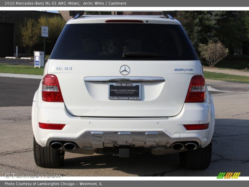 Arctic White / Cashmere 2010 Mercedes-Benz ML 63 AMG 4Matic