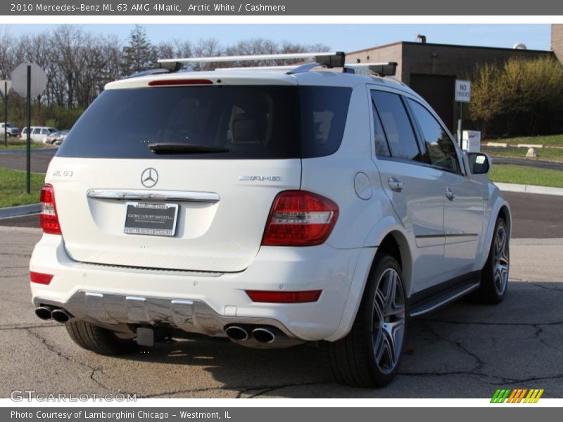 Arctic White / Cashmere 2010 Mercedes-Benz ML 63 AMG 4Matic