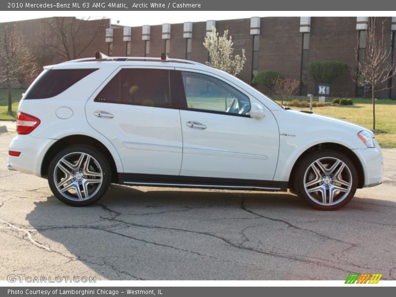 Arctic White / Cashmere 2010 Mercedes-Benz ML 63 AMG 4Matic