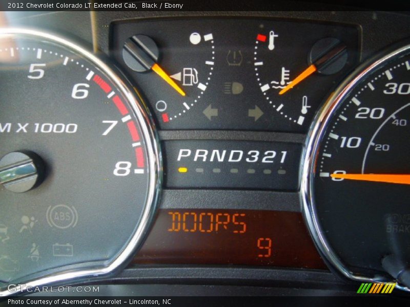 Black / Ebony 2012 Chevrolet Colorado LT Extended Cab