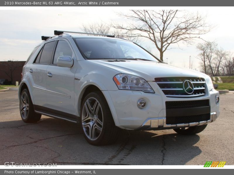 Arctic White / Cashmere 2010 Mercedes-Benz ML 63 AMG 4Matic