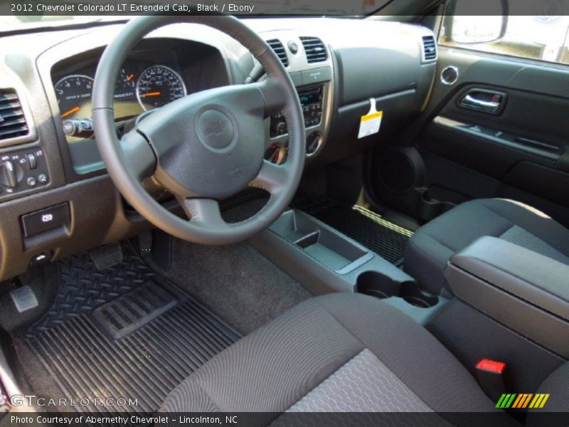 Ebony Interior - 2012 Colorado LT Extended Cab 