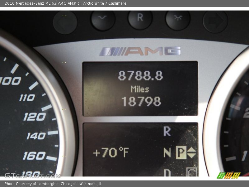 Arctic White / Cashmere 2010 Mercedes-Benz ML 63 AMG 4Matic