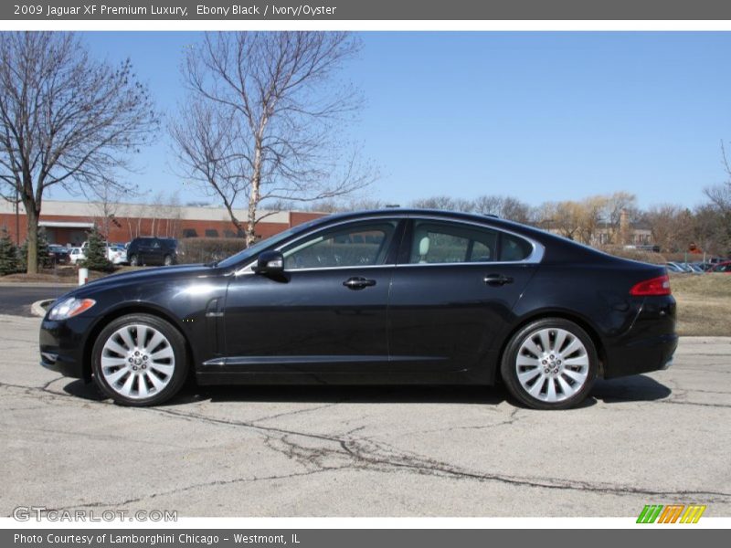 Ebony Black / Ivory/Oyster 2009 Jaguar XF Premium Luxury