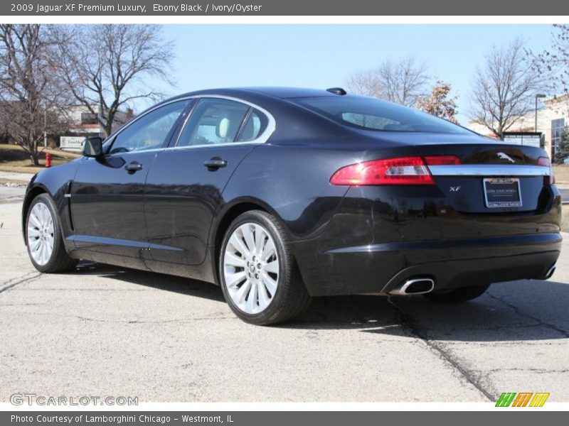 Ebony Black / Ivory/Oyster 2009 Jaguar XF Premium Luxury