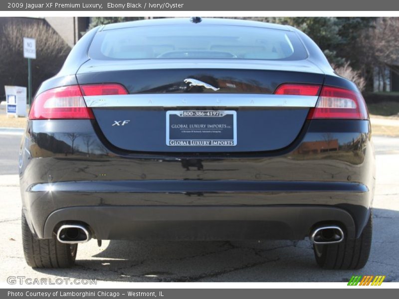 Ebony Black / Ivory/Oyster 2009 Jaguar XF Premium Luxury