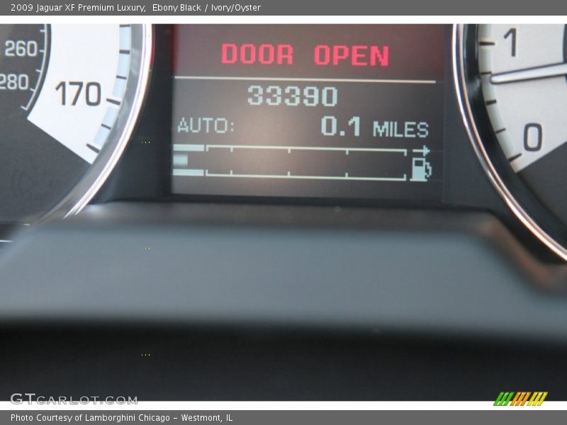 Ebony Black / Ivory/Oyster 2009 Jaguar XF Premium Luxury