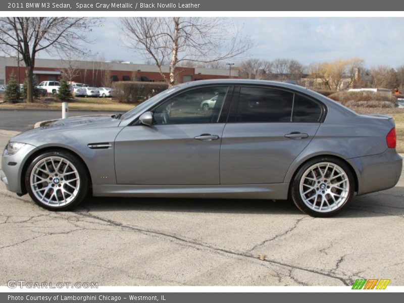 Space Gray Metallic / Black Novillo Leather 2011 BMW M3 Sedan