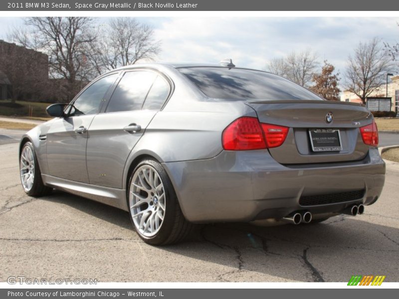 Space Gray Metallic / Black Novillo Leather 2011 BMW M3 Sedan
