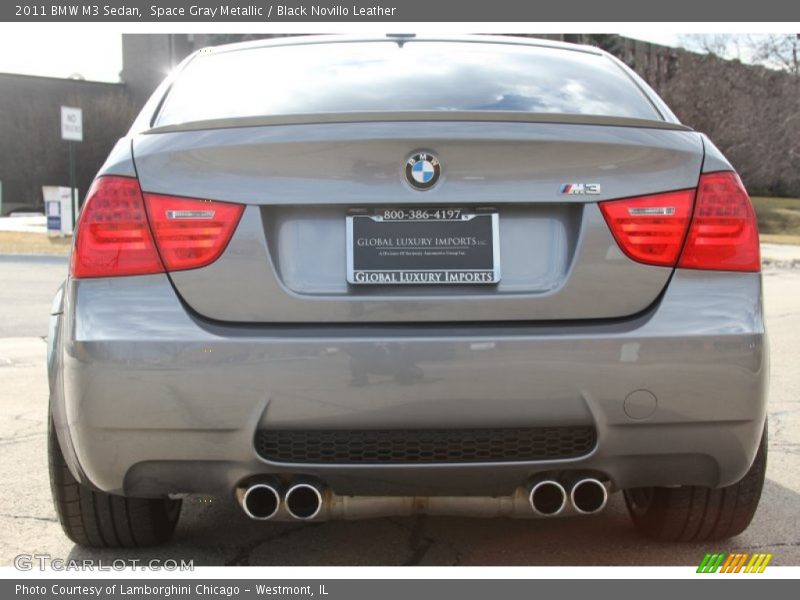 Space Gray Metallic / Black Novillo Leather 2011 BMW M3 Sedan