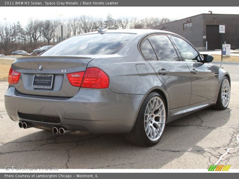 Space Gray Metallic / Black Novillo Leather 2011 BMW M3 Sedan