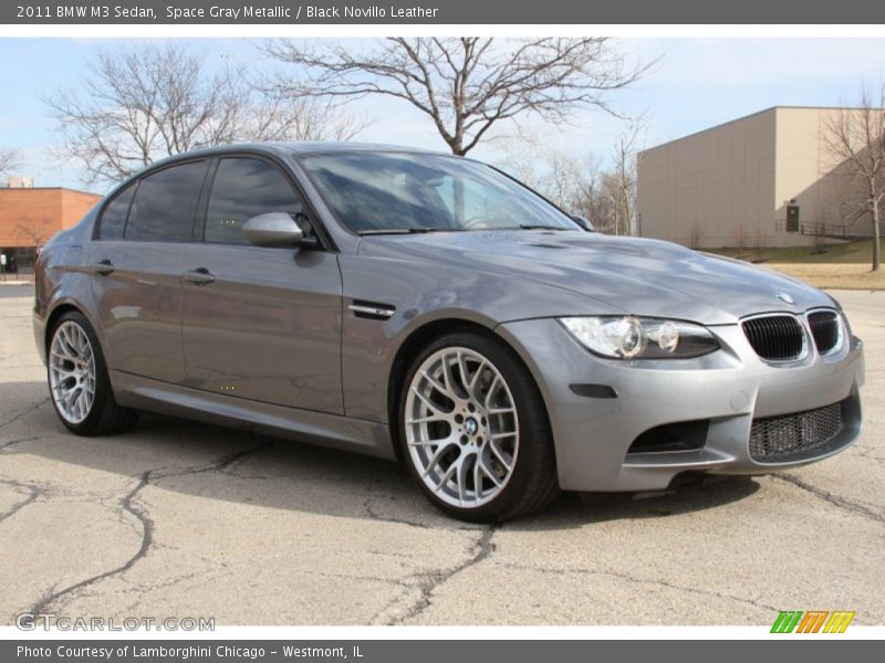 Space Gray Metallic / Black Novillo Leather 2011 BMW M3 Sedan