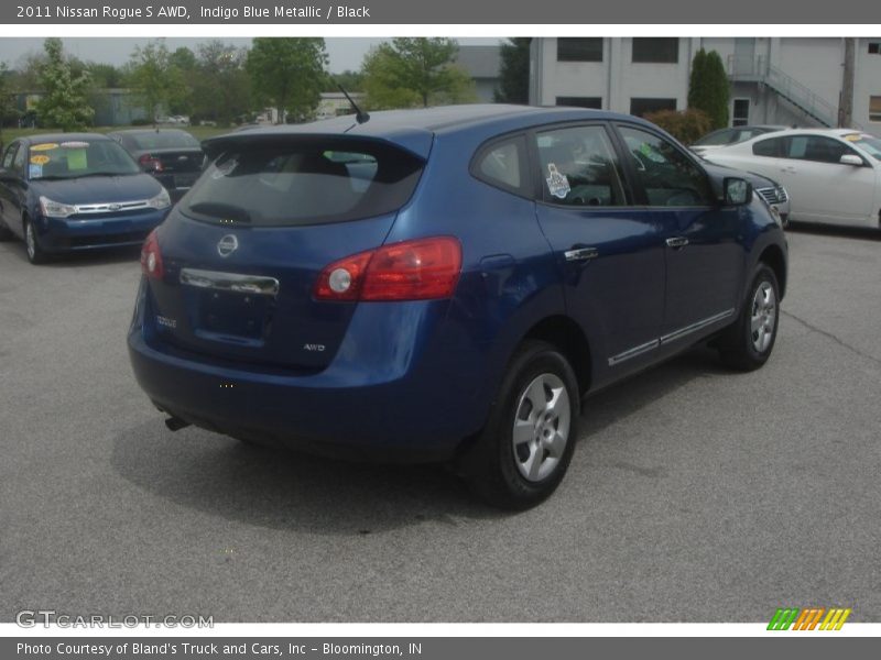 Indigo Blue Metallic / Black 2011 Nissan Rogue S AWD