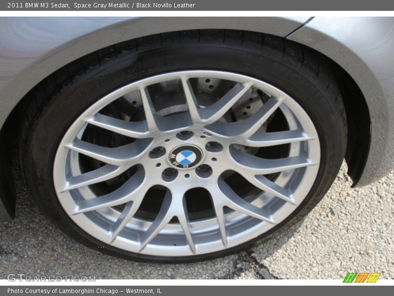 Space Gray Metallic / Black Novillo Leather 2011 BMW M3 Sedan