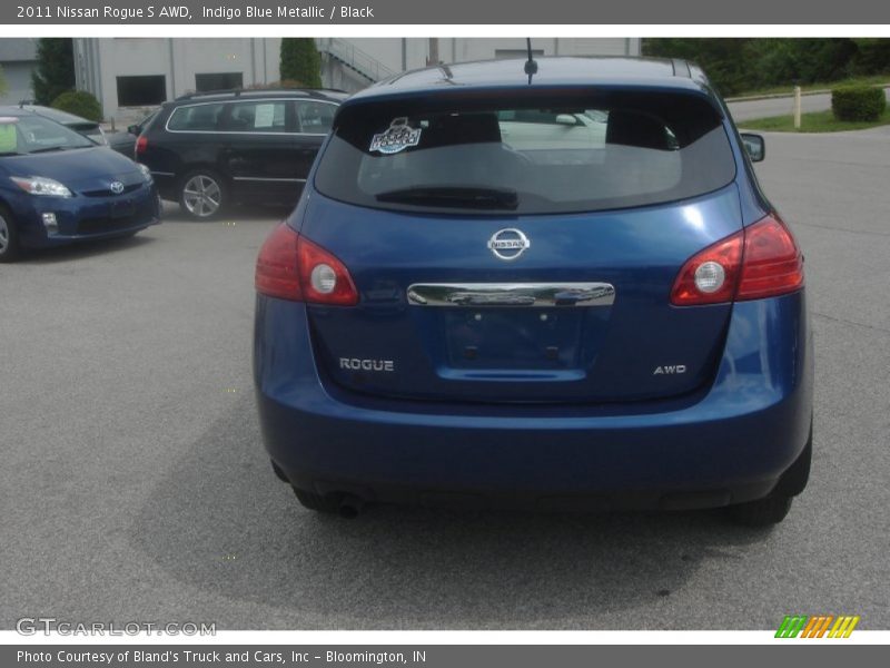 Indigo Blue Metallic / Black 2011 Nissan Rogue S AWD