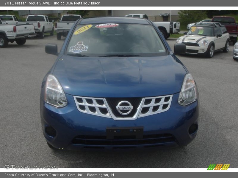 Indigo Blue Metallic / Black 2011 Nissan Rogue S AWD