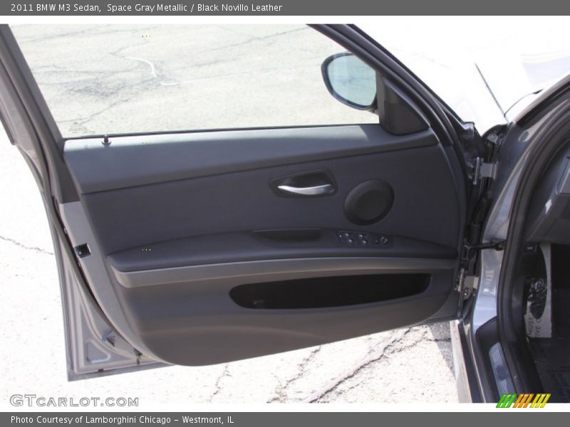 Space Gray Metallic / Black Novillo Leather 2011 BMW M3 Sedan