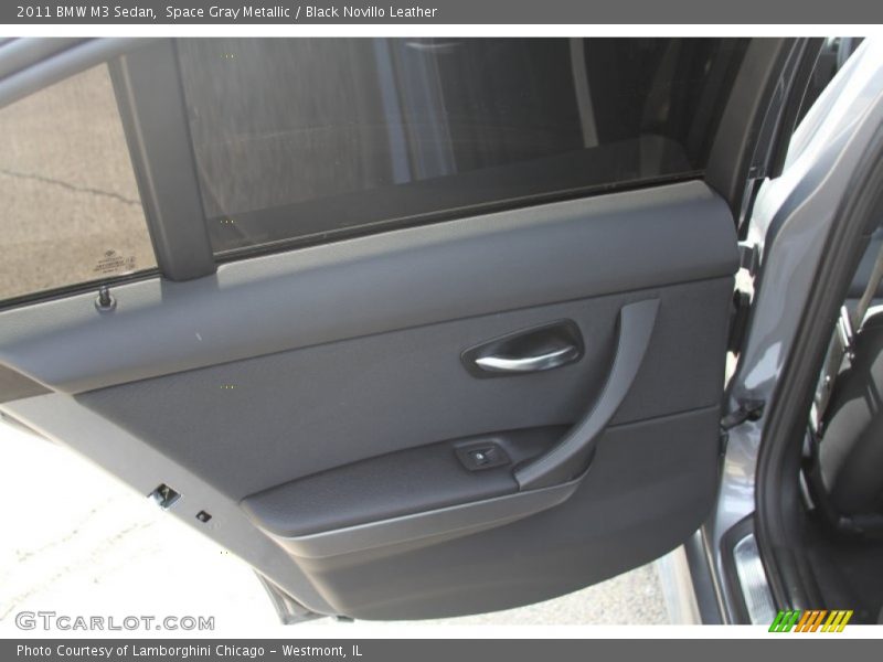 Space Gray Metallic / Black Novillo Leather 2011 BMW M3 Sedan