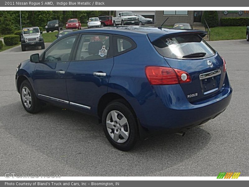 Indigo Blue Metallic / Black 2011 Nissan Rogue S AWD