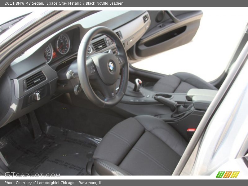 Space Gray Metallic / Black Novillo Leather 2011 BMW M3 Sedan