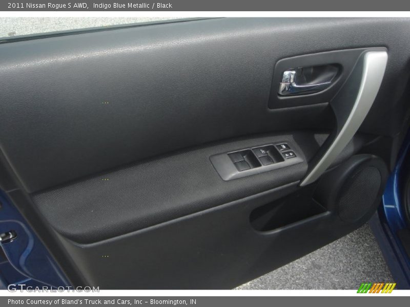 Indigo Blue Metallic / Black 2011 Nissan Rogue S AWD