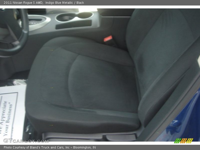Indigo Blue Metallic / Black 2011 Nissan Rogue S AWD