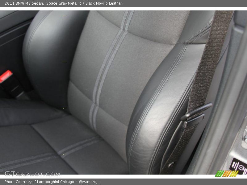 Space Gray Metallic / Black Novillo Leather 2011 BMW M3 Sedan