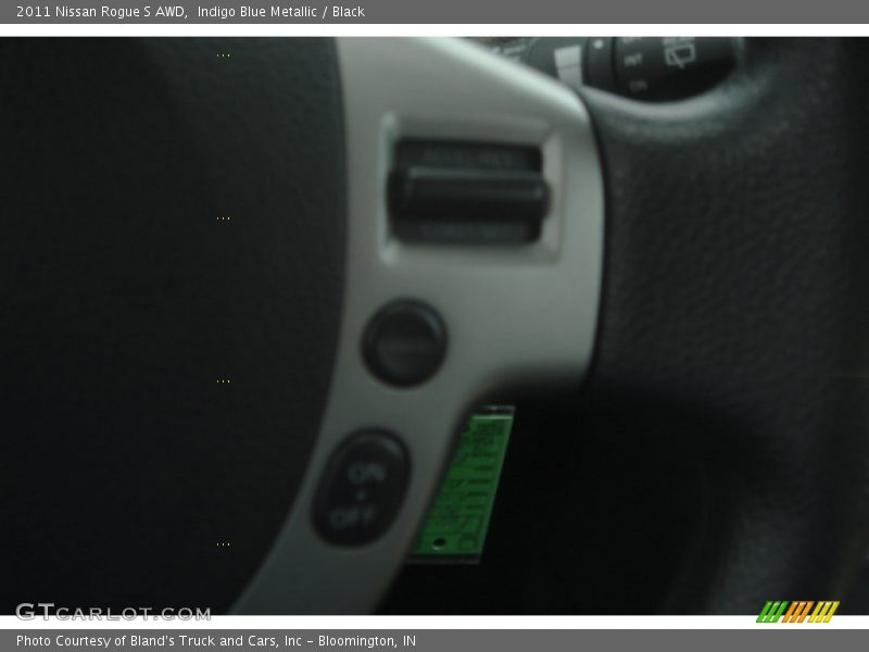 Indigo Blue Metallic / Black 2011 Nissan Rogue S AWD