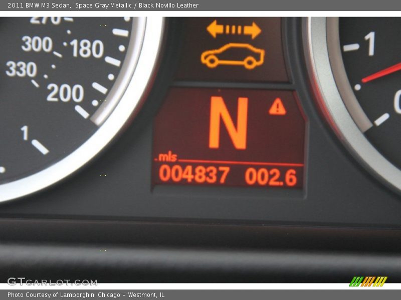 Space Gray Metallic / Black Novillo Leather 2011 BMW M3 Sedan