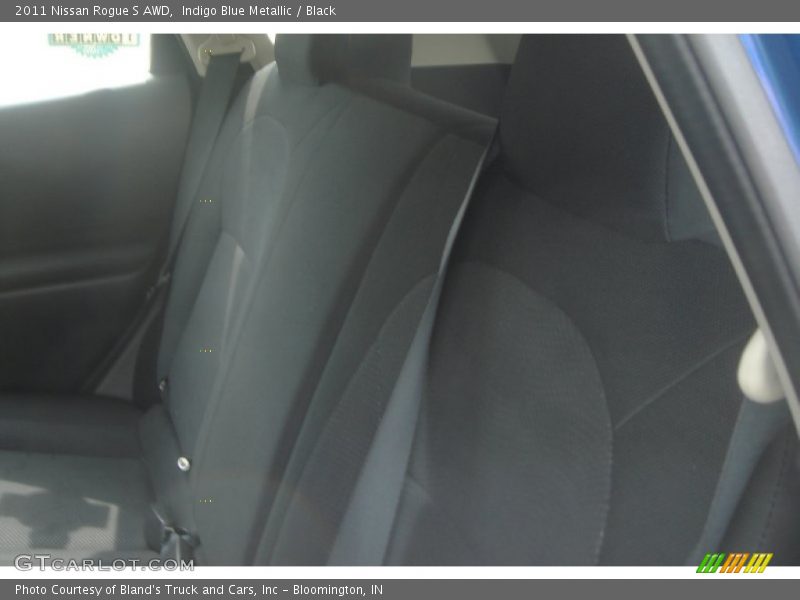 Indigo Blue Metallic / Black 2011 Nissan Rogue S AWD