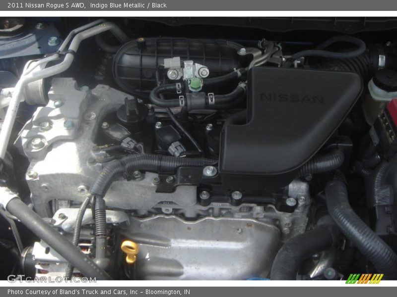 Indigo Blue Metallic / Black 2011 Nissan Rogue S AWD