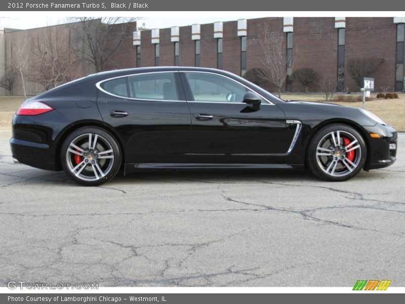 Black / Black 2012 Porsche Panamera Turbo S