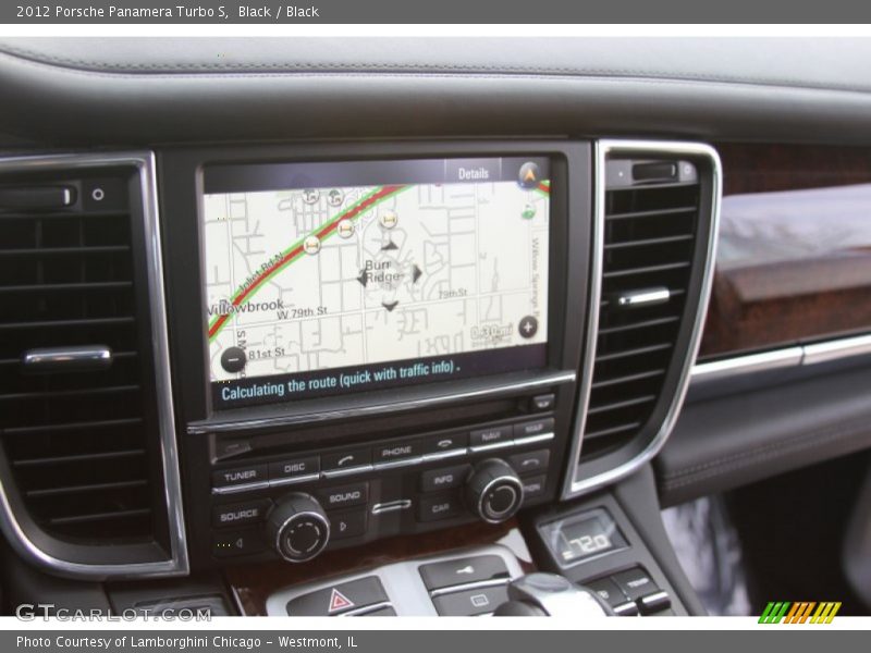 Black / Black 2012 Porsche Panamera Turbo S