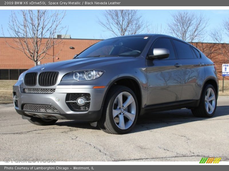 Space Grey Metallic / Black Nevada Leather 2009 BMW X6 xDrive50i