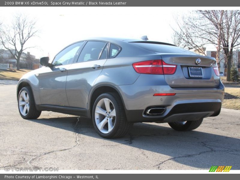 Space Grey Metallic / Black Nevada Leather 2009 BMW X6 xDrive50i