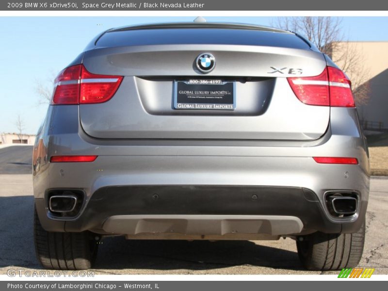 Space Grey Metallic / Black Nevada Leather 2009 BMW X6 xDrive50i