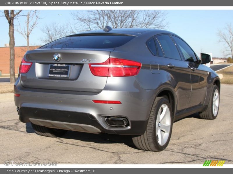 Space Grey Metallic / Black Nevada Leather 2009 BMW X6 xDrive50i