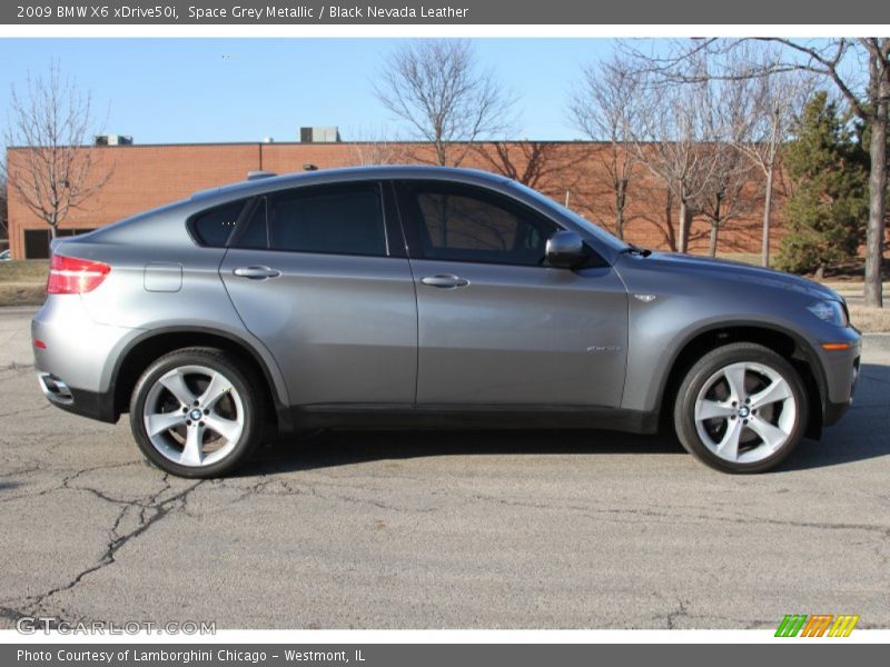 Space Grey Metallic / Black Nevada Leather 2009 BMW X6 xDrive50i