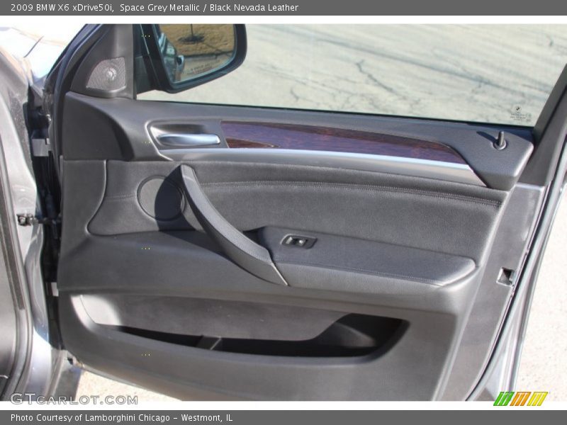 Space Grey Metallic / Black Nevada Leather 2009 BMW X6 xDrive50i