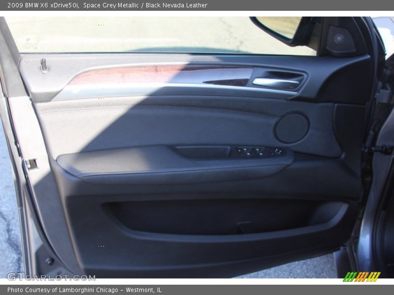Space Grey Metallic / Black Nevada Leather 2009 BMW X6 xDrive50i