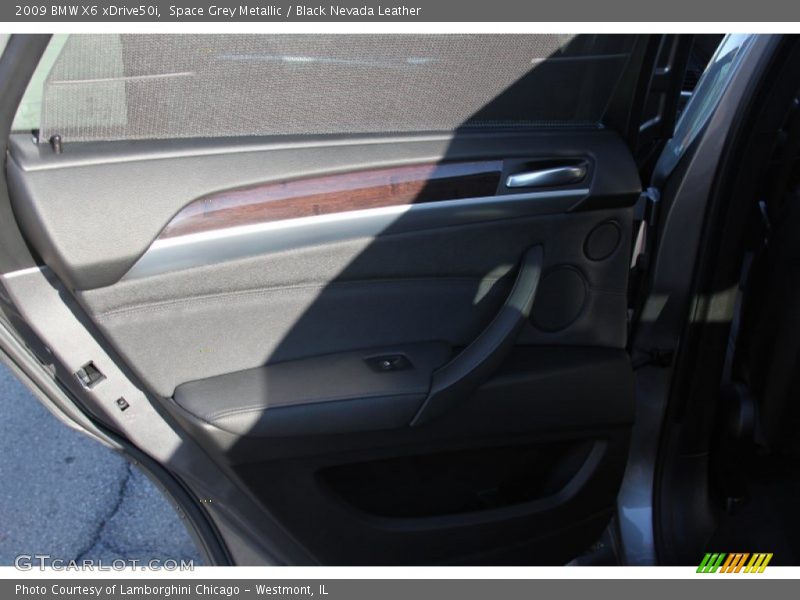Space Grey Metallic / Black Nevada Leather 2009 BMW X6 xDrive50i