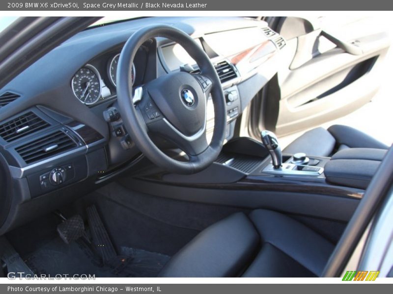 Space Grey Metallic / Black Nevada Leather 2009 BMW X6 xDrive50i